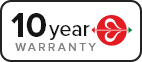 Badge for 10 year warranty